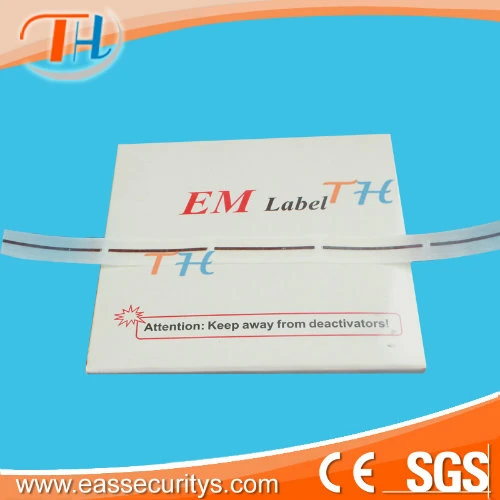 Hot Sales Em Transparent Security Label (10X50mm)