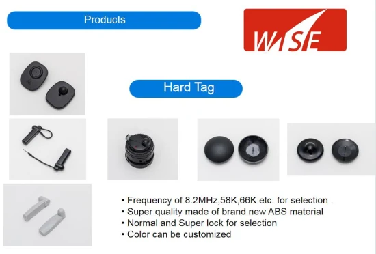 EAS-Tag RF/Am-Alarmsystem Mini-Bleistift-Hartetikett Kleidungsstücke Sicherheitsalarmetikett Anti-Diebstahl-Etikett China Facotry